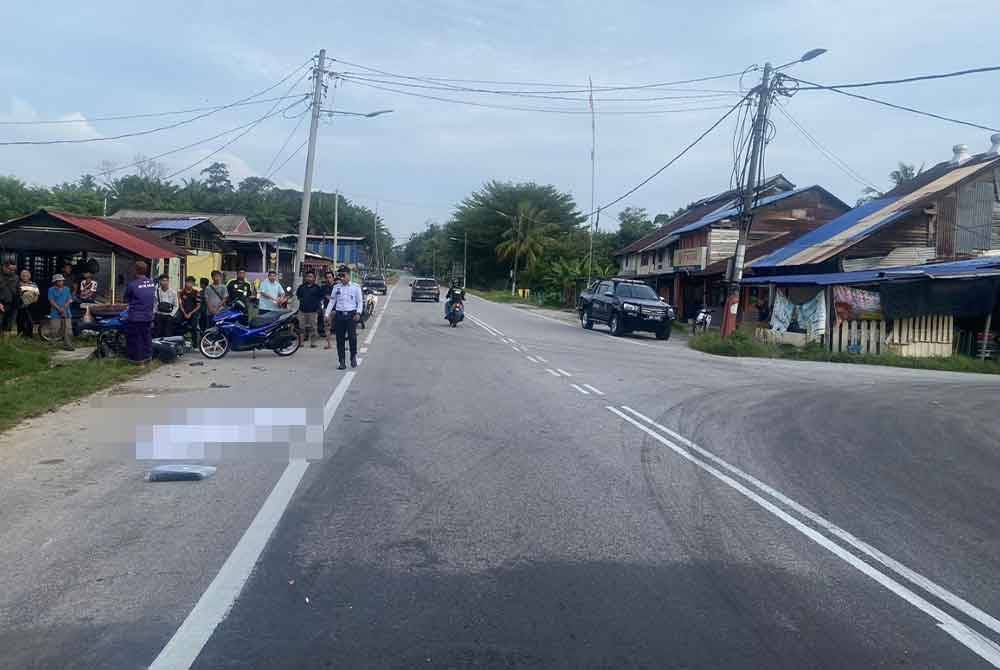 Seorang pelajar lelaki maut selepas motosikal yang ditunggangnya disyaki dilanggar lari oleh sebuah kenderaan lain dalam kejadian di Batu 9, Jalan Labu di Nilai pada Isnin. Foto PDRM