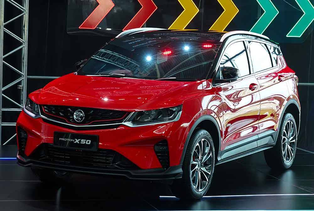 Model Proton X50 2024 yang dilancarkan di Proton Centre of Excellence Shah Alam pada Selasa. Foto Bernama