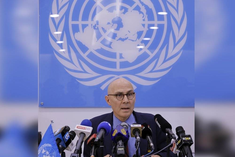 Volker Türk pada sidang media, Selasa. Foto Bernama