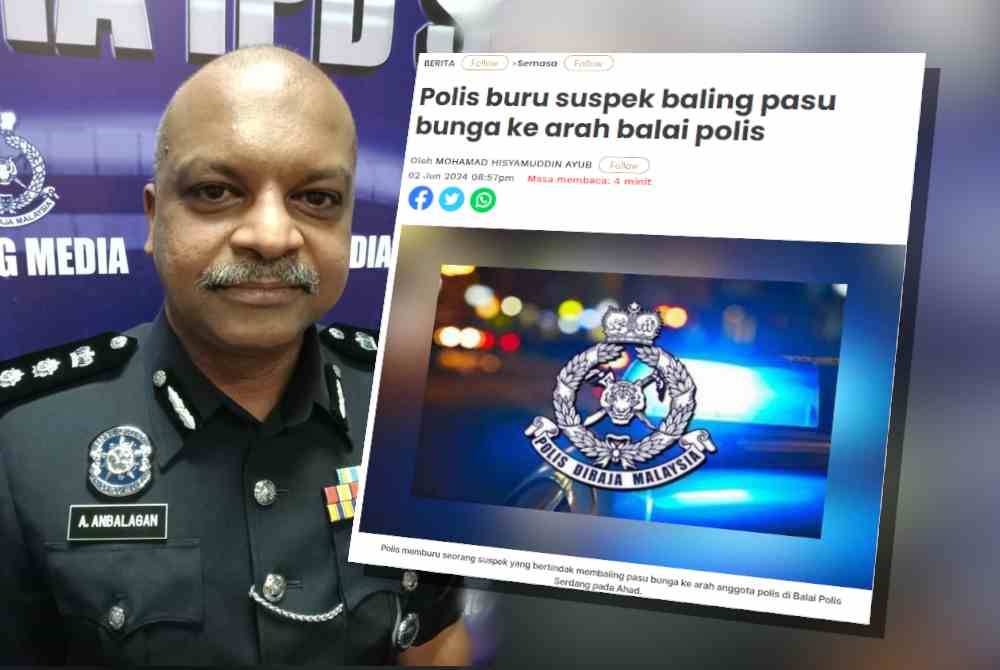 Anbalagan. Laporan Sinar Harian pada Ahad.