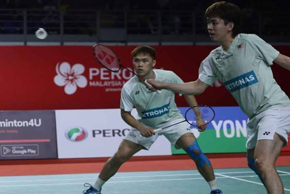 Wei Chong-Kai Wun mara ke separuh akhir Terbuka Indonesia Super 1000 di Istora Senayan, Jakarta pada Jumaat.