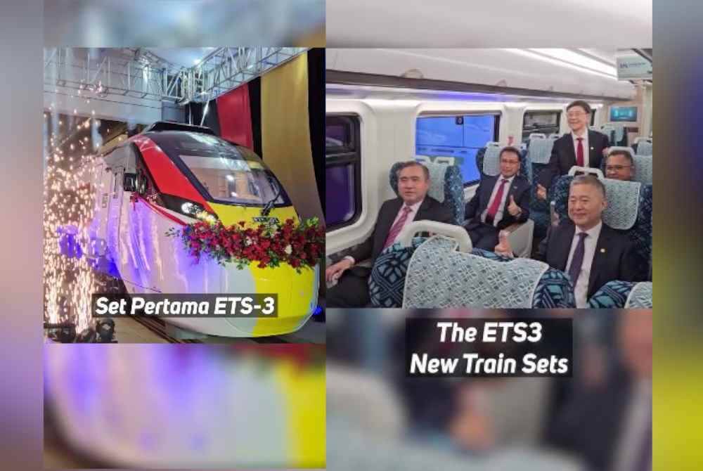 Majlis Penyampaian Set Pertama ETS 3 kepada Kementerian Pengangkutan oleh CRRC di Zhuzhou, Wilayah Hunan, China.