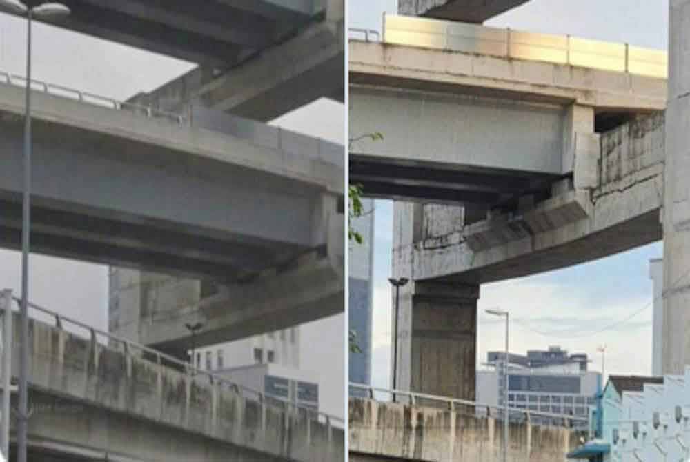 LLM dan syarikat konsesi Lebuhraya Setiawangsa-Pantai (SPE) diarah membuat pemeriksaan dan penilaian segera di persimpangan bertingkat lebuh raya berkenaan yang didakwa retak. Foto aplikasi X