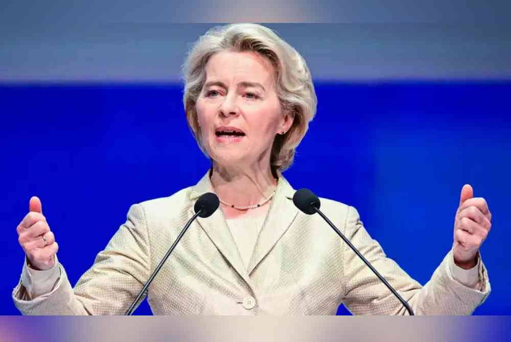 Presiden Suruhanjaya Eropah, Ursula von der Leyen.