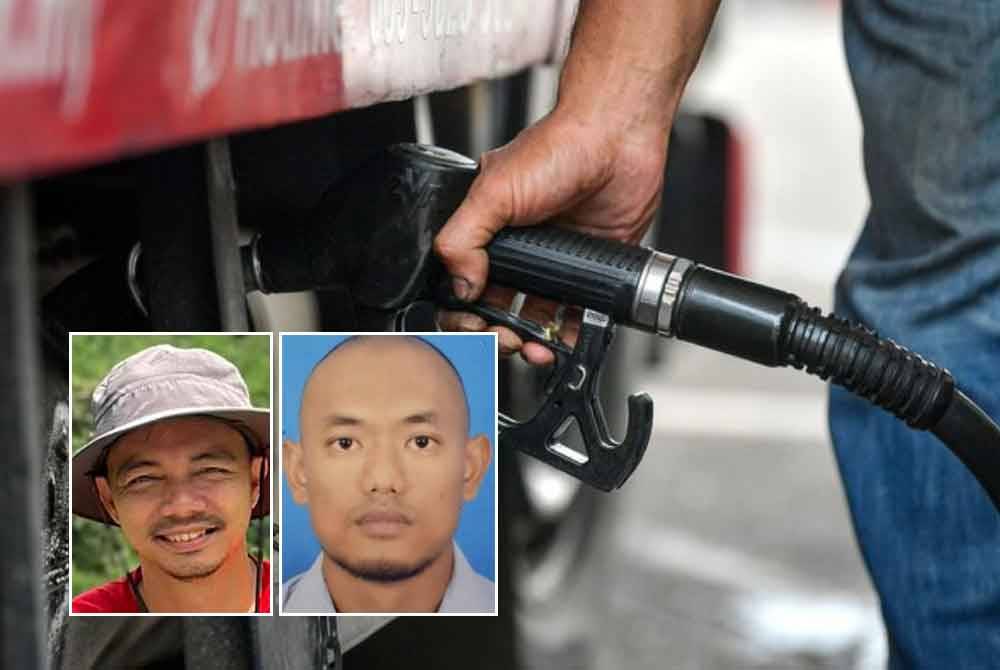 Pemilik kenderaan diesel persendirian terpaksa menambah perbelanjaan antara RM300 hingga RM400 sebulan susulan kenaikan harga diesel. Gambar kecil dari kiri: Abdul Halim, Mohd Shahir