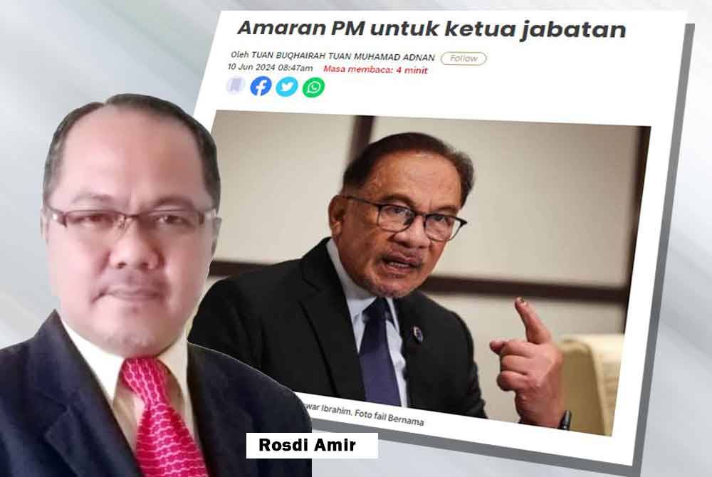 Pada Isnin, Sinar Harian melaporkan Perdana Menteri, Datuk Seri Anwar Ibrahim akan mengesyorkan mana-mana ketua jabatan perkhidmatan awam yang masih mengizinkan kesalahan rasuah berlaku di bawah seliaan masing-masing disekat daripada menerima kenaikan pangkat atau imbuhan gaji.