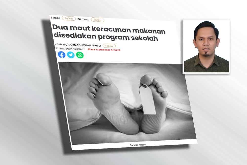 Laporan Sinar Harian pada Selasa. Gambar kecil: Redzwan