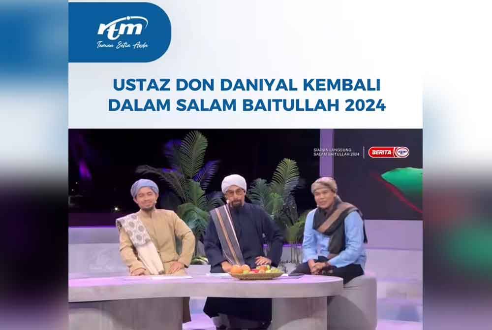 Don Daniyal kembali mengacara Salam Baitullah selepas direhatkan susulan kontroversi membabitkan kisah hidup Nabi Muhammad SAW yang beliau ceritakan.