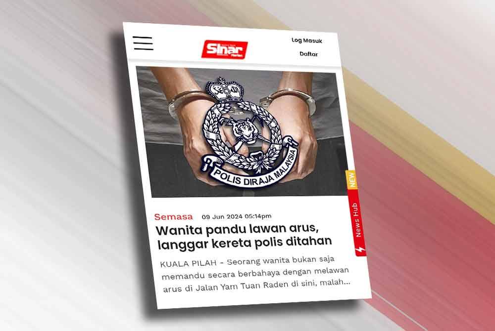 Laporan Sinar Harian berhubung kes berkenaan.