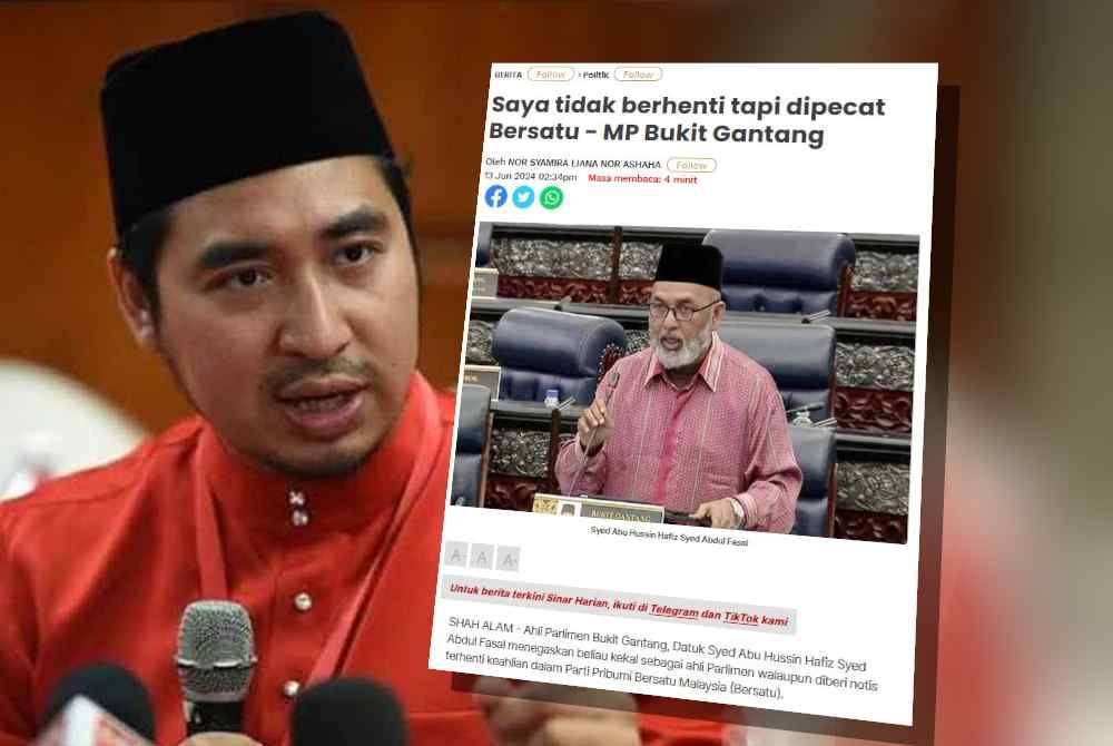 Wan Ahmad Fayhsal. Laporan Sinar Harian pada Khamis