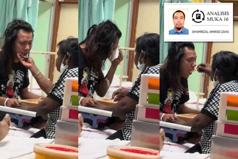 Video tular seorang wanita berketurunan India menyuapkan makanan kepada seorang pesakit lelaki Melayu di sebuah hospital menyentuh hati rakyat negara ini.