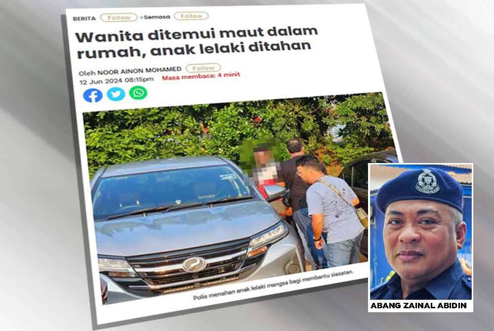 Laporan Sinar Harian pada Rabu.