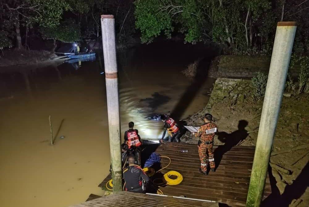 Jeti lokasi mangsa dipercayai terjatuh. Foto BBP Iskandar Puteri