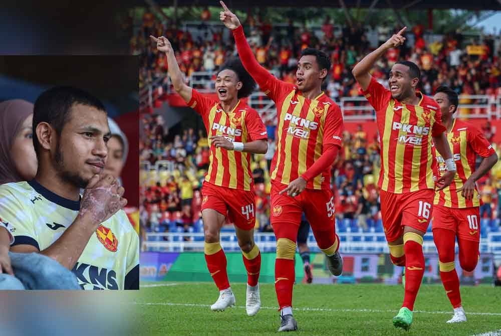 Pemain Selangor FC meraikan jaringan gol pada perlawanan Piala FA, Selangor FC menentang Negeri Sembilan FC di Stadium Bola Sepak Petaling Jaya hari ini.