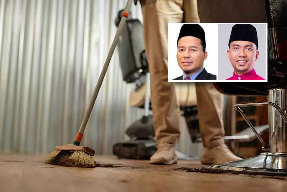 Suami mengambil alih tugas menguruskan rumah tangga manakala isteri pula bekerja, tidak digalakkan sama sekali sekiranya wanita itu tidak reda. Foto hiasan (Gambar kecil: Jamali Mohd Adnan dan Mohd Izhar Ariff)