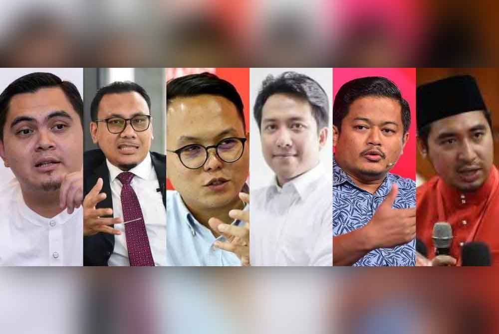 Dari kiri: Akmal Saleh, Afnan Hamimi, Daniel Gooi Zi Sen, Najwan Halimi, Mohd Hasbie Muda, dan Wan Ahmad Fayhsal