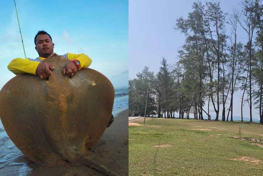 Pantai Sepat yang bakal menjadi Lokasi Cuti-Cuti Malaysia Surfcasting Tour.