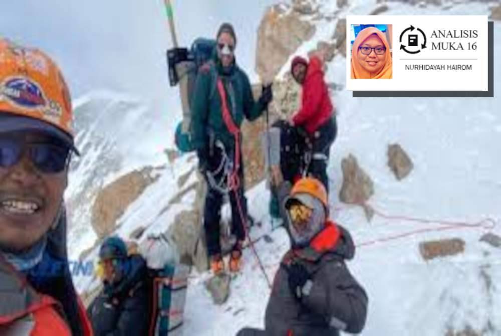 Tiga pendaki rakyat Malaysia terpaksa menghantar isyarat kecemasan kerana terperangkap akibat cuaca buruk di Gunung Denali, Alaska, Amerika Syarikat 