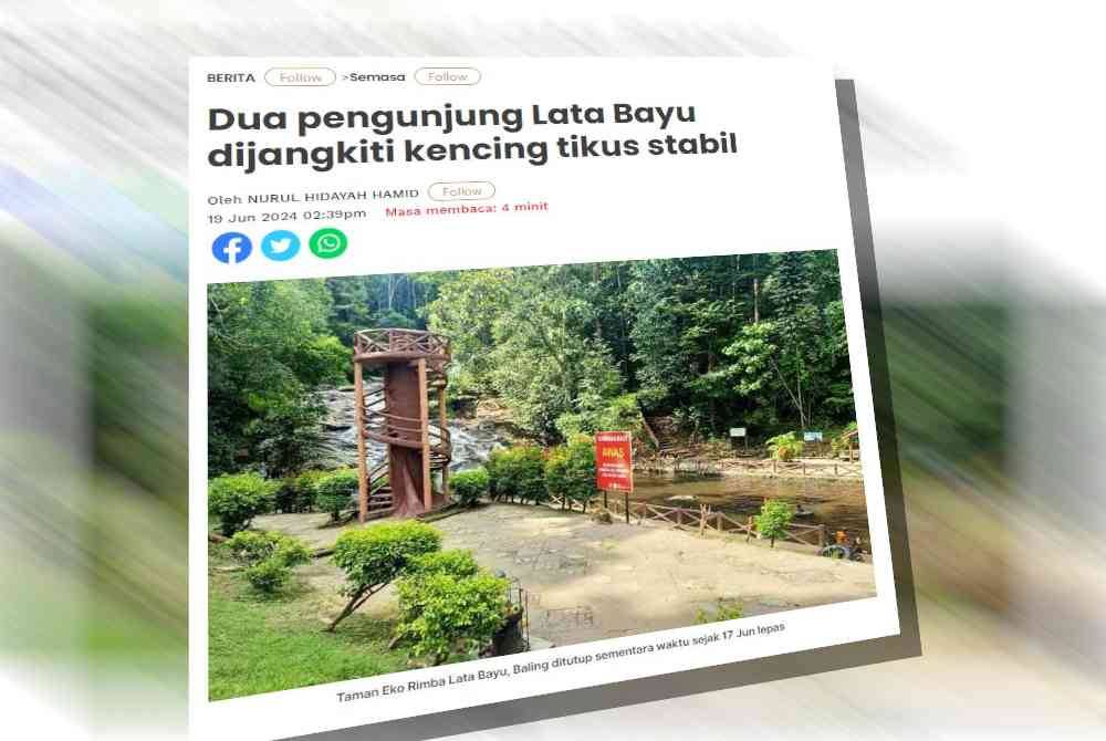 Laporan Sinar Harian pada Rabu.