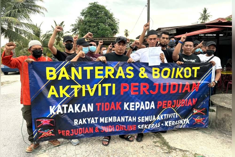 Penduduk mahu kegiatan perjudian dibanteras.