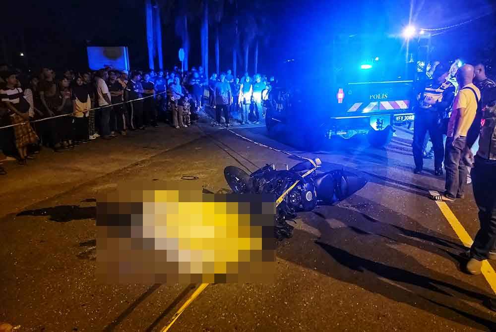 Mangsa, Ahmad Imran meninggal dunia di tempat kejadian. Foto ihsan PDRM