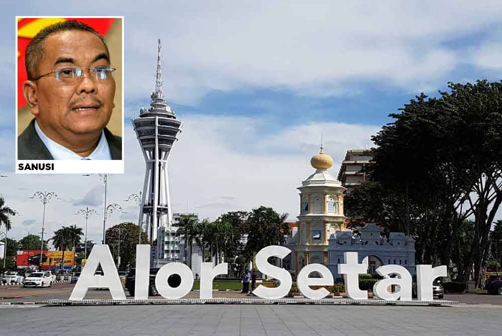 Mercu tanda Bandaraya Alor Setar yang menjadi tumpuan pelancong. 