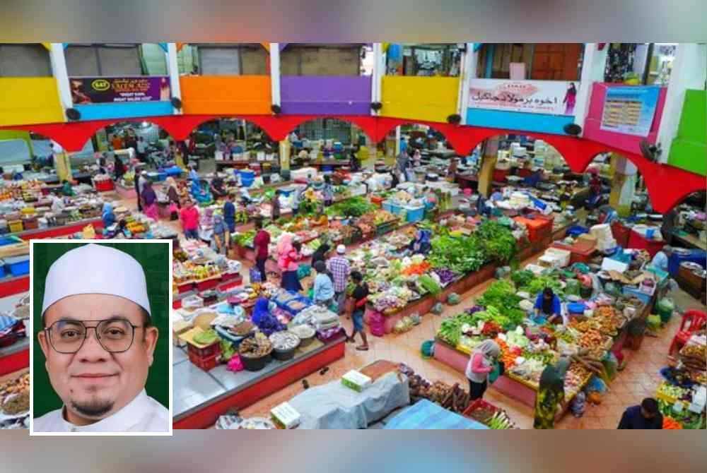 Pasar Siti Khadijah dan Pasar Awam Wakaf Che Yeh di sini bakal berwajah baharu sempena Tahun Melawat Kelantan (TMK) 2024 selepas masing -masing menerima peruntukan RM1 juta daripada Kementerian Perumahan dan Kerajaan Tempatan (KPKT). Gambar kecil: Hilmi