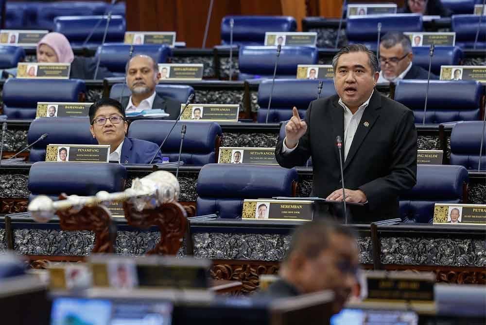 Anthony ketika sesi penggulungan RUU Suruhanjaya Penerbangan Malaysia (Pembubaran) 2024 pada Sidang Dewan Rakyat di Bangunan Parlimen pada Rabu. Foto Bernama