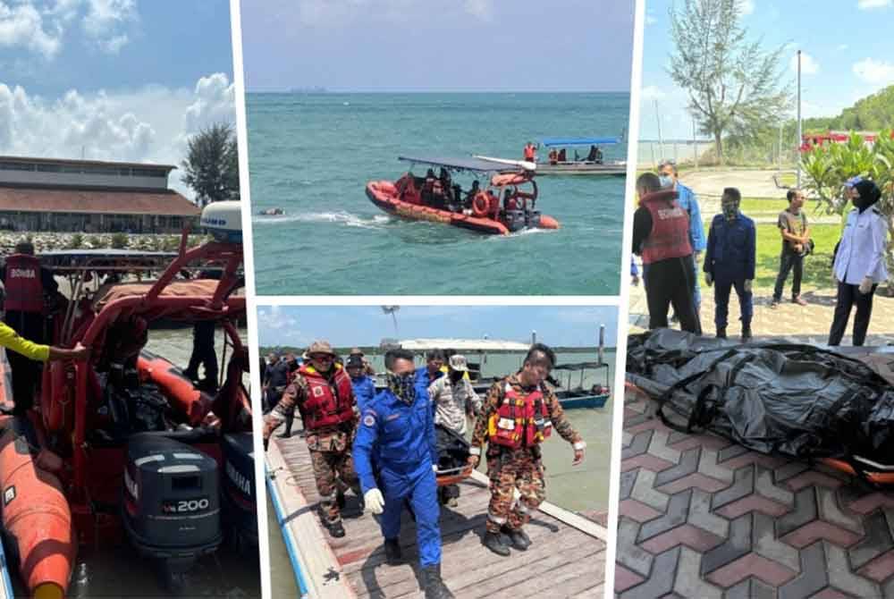 Mayat Mohd Fazil Paijan, 36, ditemukan terapung pada kedudukan 2.4 batu nautika dari lokasi dia dilaporkan karam di perairan Pantai Acheh, Pulau Indah.