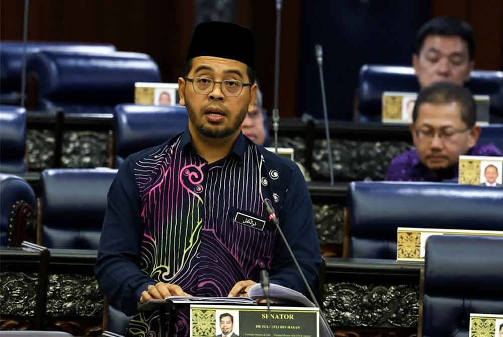 Zulkifli pada Persidangan Dewan Rakyat sempena Mesyuarat Kedua, Penggal Ketiga Parlimen Kelima Belas di Bangunan Parlimen hari ini. Foto Bernama