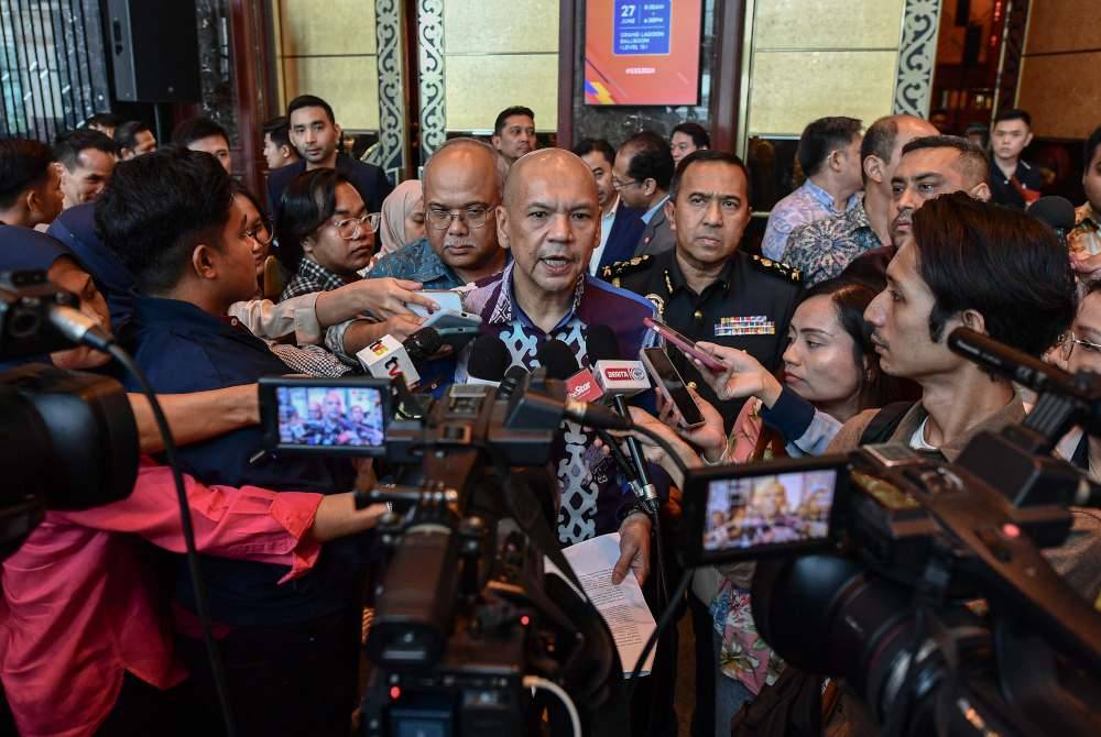 Armizan ketika sidang media pada Majlis Penutupan Shopee Seller Summit 2024 di Sunway Resort Hotel hari ini. Foto Bernama