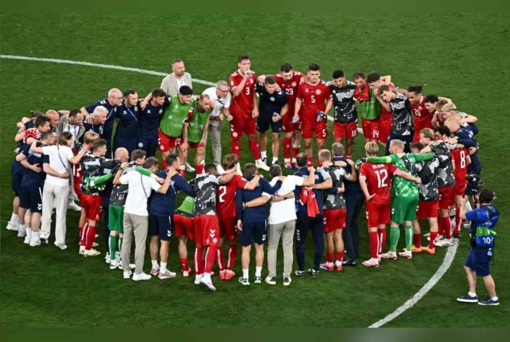 Denmark akan membuat perhitungan dengan Jerman dalam saingan kalah mati Euro 2024 pada Ahad. Foto AFP