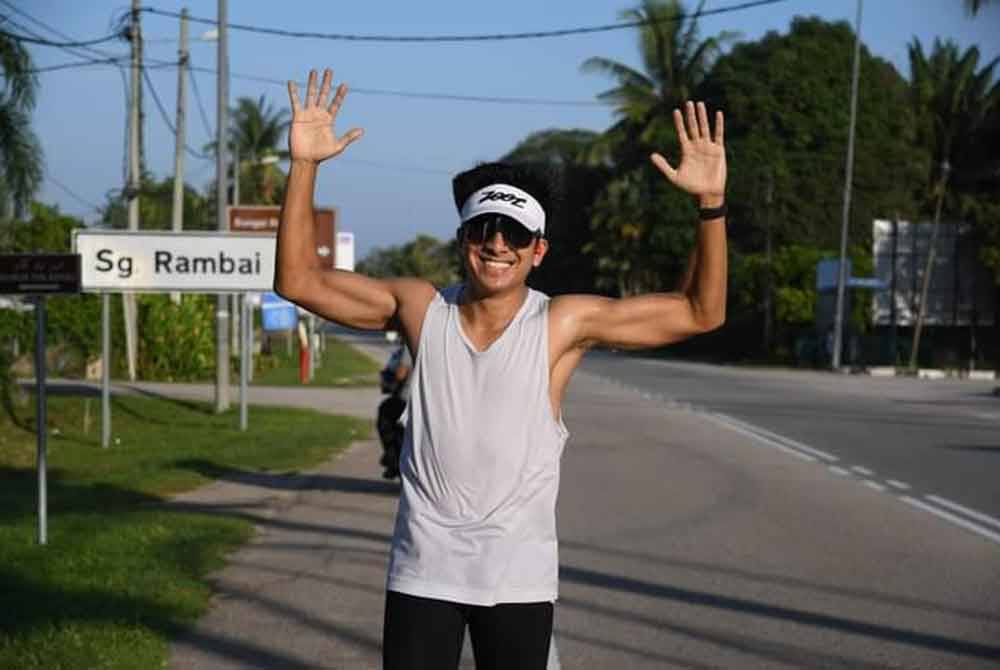 Syed Saddiq berjaya mengumpul RM55,000 dalam tempoh 24 jam sejak memulakan larian pada pagi Jumaat.