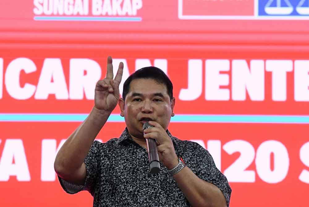 Rafizi. Foto Bernama