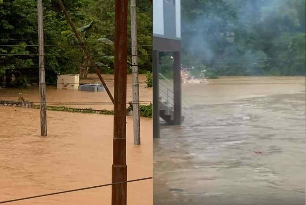 Feeder terpaksa ditutup akibat ditenggelami banjir di Penampang.