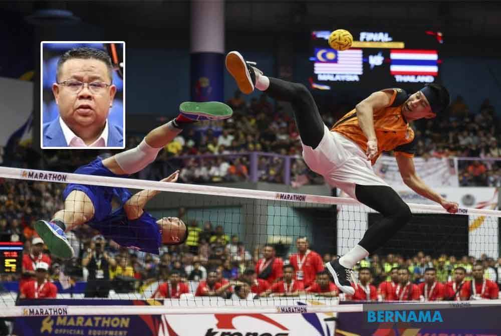 PSM bersetuju menerima tawaran Persekutuan Sepaktakraw Asia (ASTAF) untuk bergelar tuan rumah bagi penganjuran Kejohanan Sepaktakraw Piala Asia 2025 yang bakal diperkenalkan buat julung kali. Gambar hiasan Bernama (Gambar kecil: Sumali)