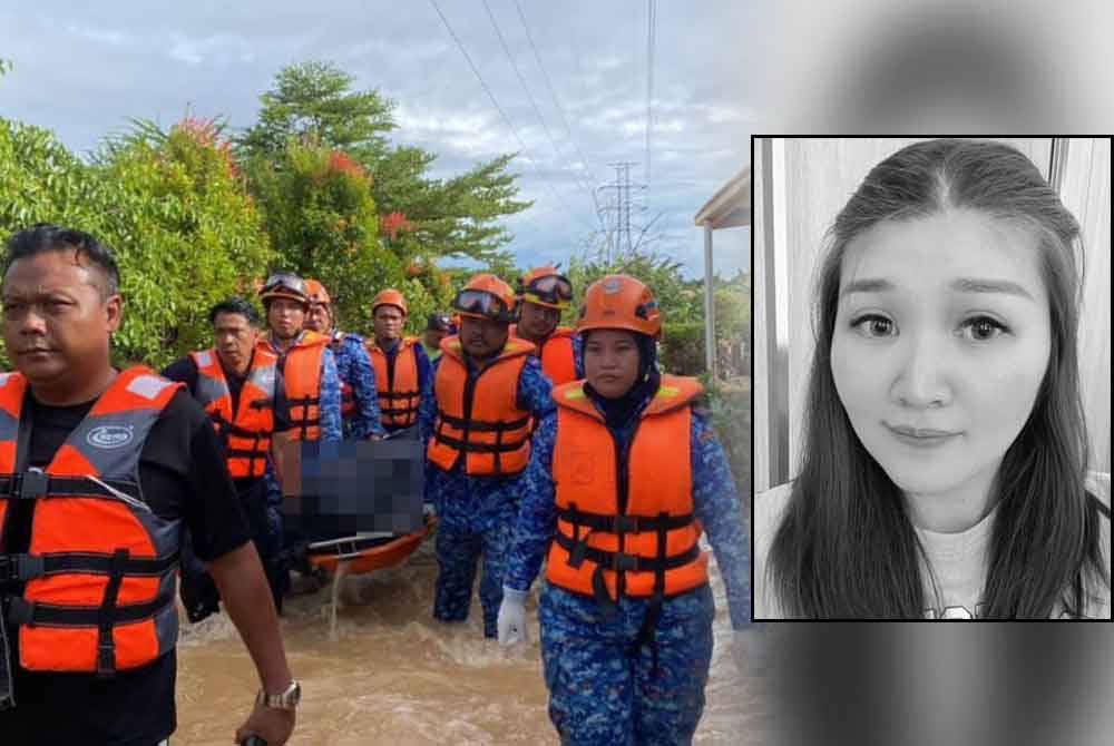 Wanita yang menjadi korban pertama dalam bencana banjir di negeri ini disifatkan seorang yang berhati mulia kerana sempat berkhidmat kepada masyarakat yang terjejas di Penampang. Gambar kanan: Monica Ting Siew Kwong (mangsa).