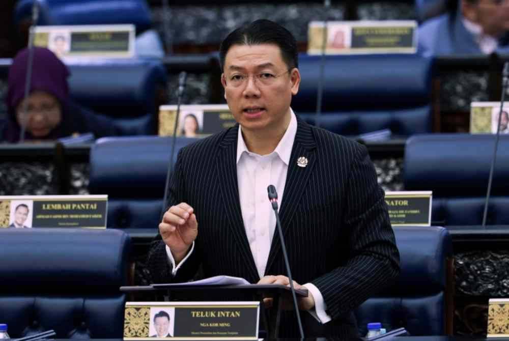 Kor Ming pada Persidangan Dewan Rakyat sempena Mesyuarat Kedua, Penggal Ketiga Parlimen Kelima Belas di Bangunan Parlimen hari ini - Foto: Bernama