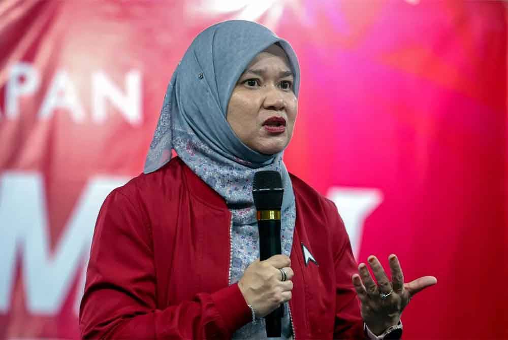 Fadhlina Sidek. Foto Bernama