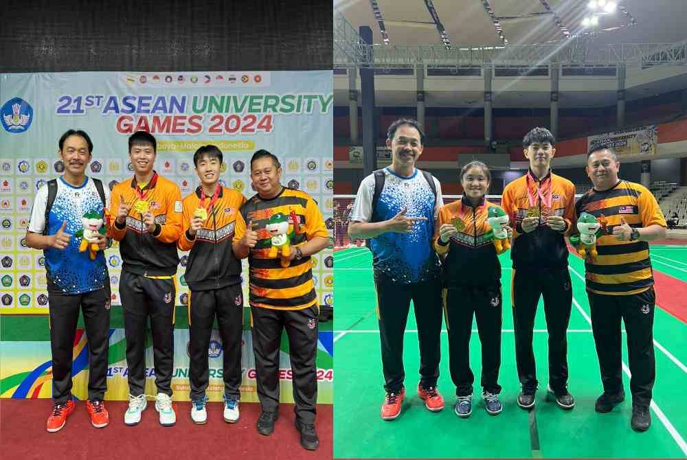 Tien Ci-Liew Xun sumbang emas bagi acara beregu lelaki di AUG 2024. Yee Hern-Qi Xuan turut menghasilkan pingat emas buat kontinjen Malaysia pada hari keenam AUG 2024.