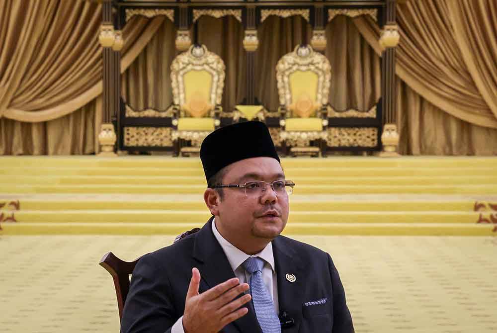 Azuan Effendy ditemu ramah sempena istiadat pertabalan Sultan Ibrahim sebagai Yang di-Pertuan Agong ke-17, baru-baru ini. Foto Bernama