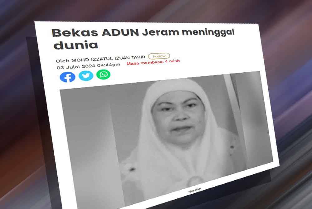 Laporan Sinar Harian pada Rabu.