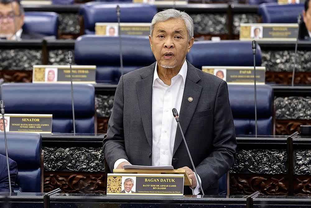 Datuk Seri Ahmad Zahid Hamidi. Foto Bernama