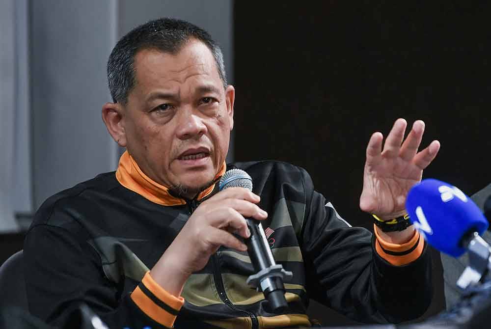 Hamidin ketika Pengumuman Penajaan Skechers untuk Kontinjen Malaysia ke Sukan Olimpik Paris 2024 di Wisma OCM pada Khamis. Foto Bernama