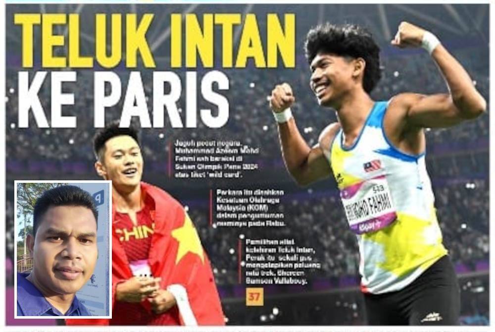 Laporan Sukan Sinar pada Khamis. Gambar kecil: Nazmizan