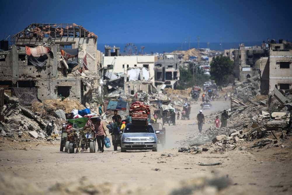 Serangan berterusan Israel ke atas Gaza telah mengakibatkan kemusnahan alam sekitar yang ketara, termasuk dua juta tan pelepasan karbon dioksida (CO2). Foto AFP