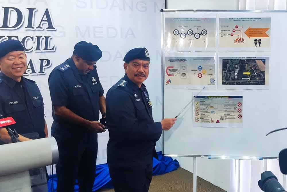 Hamzah ketika sidang media di Ibu Pejabat Polis Daerah Seberang Perai Selatan pada Jumaat.