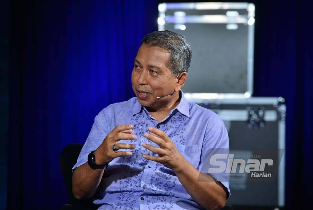 Kamarul Zaman ketika program ‘Di Sebalik Isu’ bertajuk NGO: Bantu atau Tipu yang dihoskan oleh Finaz Yunus secara langsung menerusi platform Sinar Harian, di Studio F, Kompleks Kumpulan Karangkraf, di sini pada Jumaat. Foto SINAR HARIAN/ ASRIL ASWANDI SHUKOR.