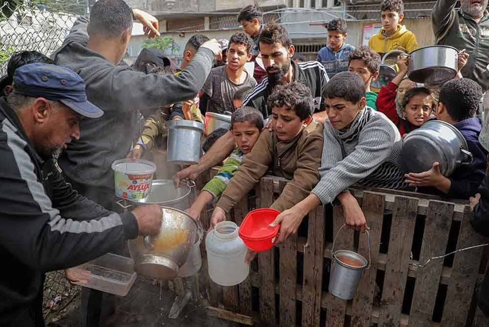 Hampir setengah juta orang di Semenanjung Gaza menghadapi tahap kelaparan yang dahsyat. Foto Xinhua