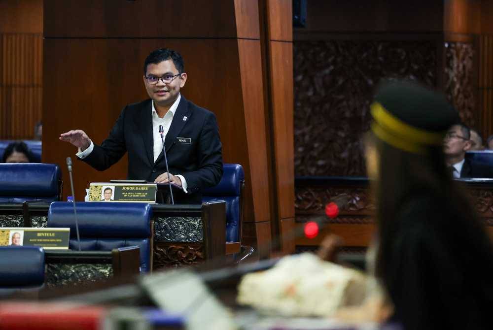 Akmal Nasrullah pada Persidangan Dewan Rakyat pada Rabu. Foto Bernama